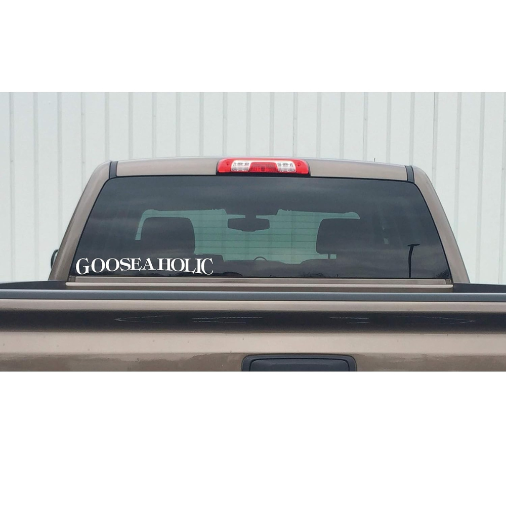 Gooseaholic Goose Hunting Decal – Gooseaholic Goose Hunting Waterfowl Sticker – 2410