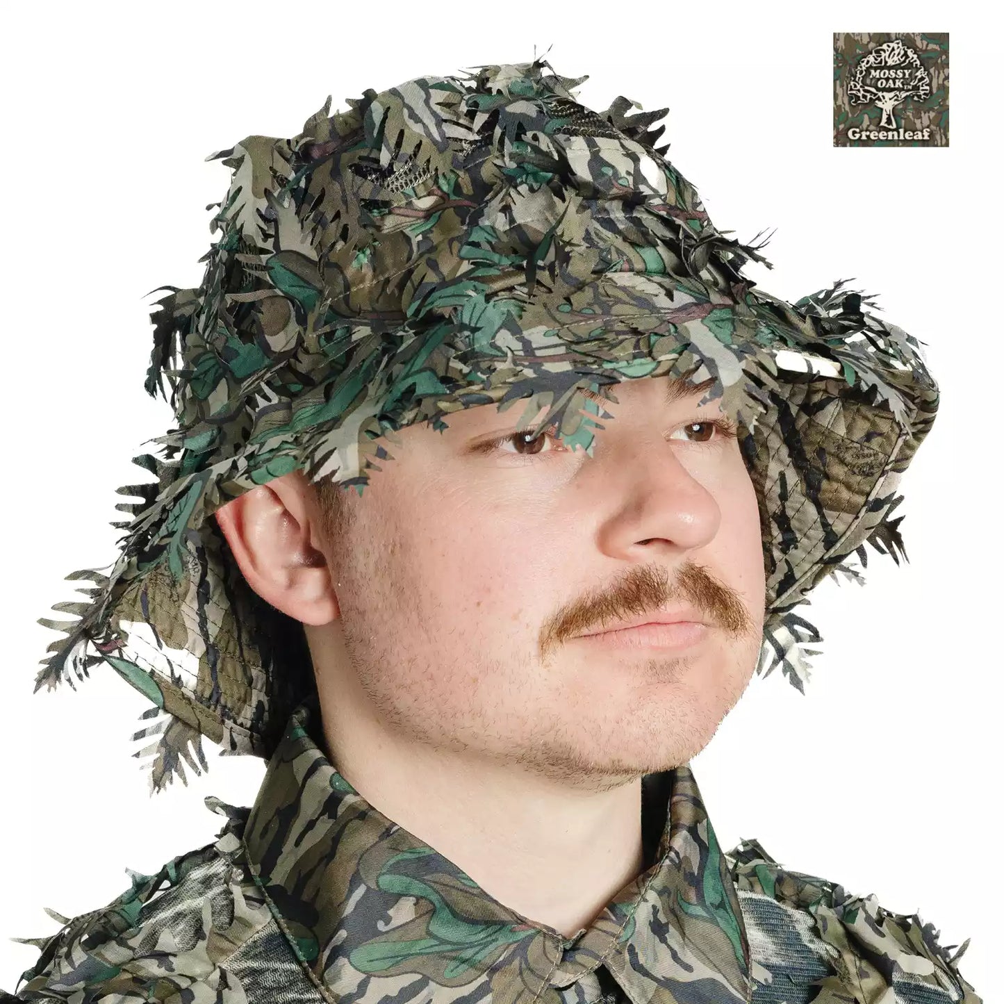 One Size Fits Most SM-XL (Hat size 6 to 8, 54-63cm)Custom Fit with Locking Drawstring Choose From 12 Camo PatternsQuikCamoThe Fowl Depot2-in-1 Leafy Face Mask and Bucket Hat (Adjustable, OSFM)