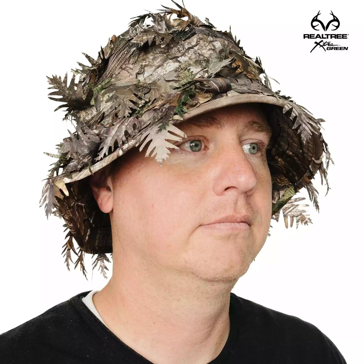 One Size Fits Most SM-XL (Hat size 6 to 8, 54-63cm)Custom Fit with Locking Drawstring Choose From 12 Camo PatternsQuikCamoThe Fowl Depot2-in-1 Leafy Face Mask and Bucket Hat (Adjustable, OSFM)