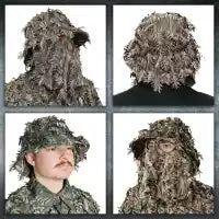 One Size Fits Most SM-XL (Hat size 6 to 8, 54-63cm)Custom Fit with Locking Drawstring Choose From 12 Camo PatternsQuikCamoThe Fowl Depot2-in-1 Leafy Face Mask and Bucket Hat (Adjustable, OSFM)
