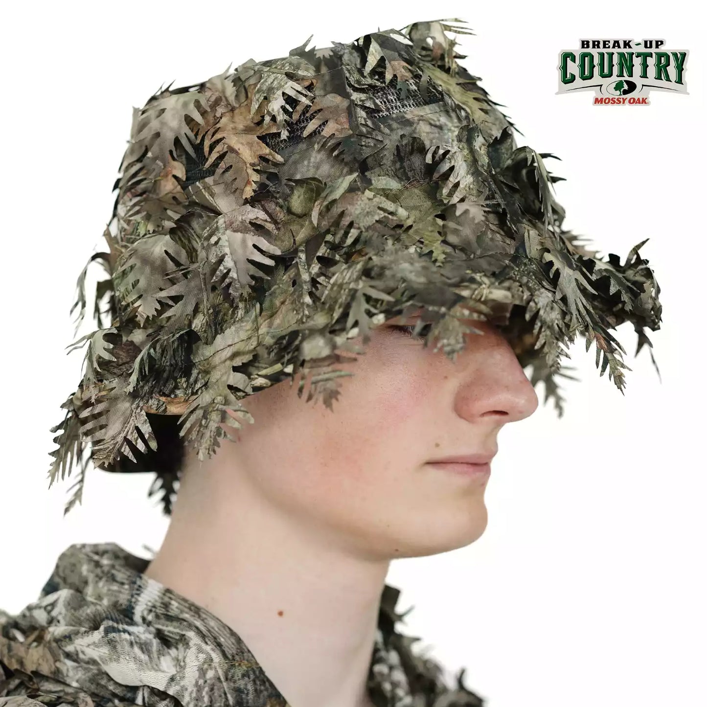 One Size Fits Most SM-XL (Hat size 6 to 8, 54-63cm)Custom Fit with Locking Drawstring Choose From 12 Camo PatternsQuikCamoThe Fowl Depot2-in-1 Leafy Face Mask and Bucket Hat (Adjustable, OSFM)