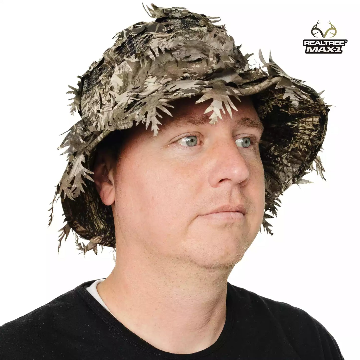 One Size Fits Most SM-XL (Hat size 6 to 8, 54-63cm)Custom Fit with Locking Drawstring Choose From 12 Camo PatternsQuikCamoThe Fowl Depot2-in-1 Leafy Face Mask and Bucket Hat (Adjustable, OSFM)