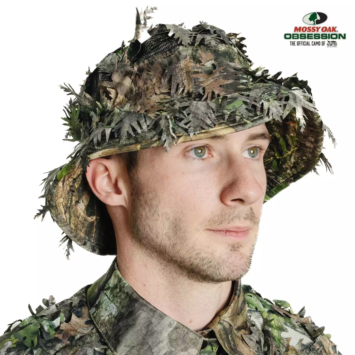 One Size Fits Most SM-XL (Hat size 6 to 8, 54-63cm)Custom Fit with Locking Drawstring Choose From 12 Camo PatternsQuikCamoThe Fowl Depot2-in-1 Leafy Face Mask and Bucket Hat (Adjustable, OSFM)