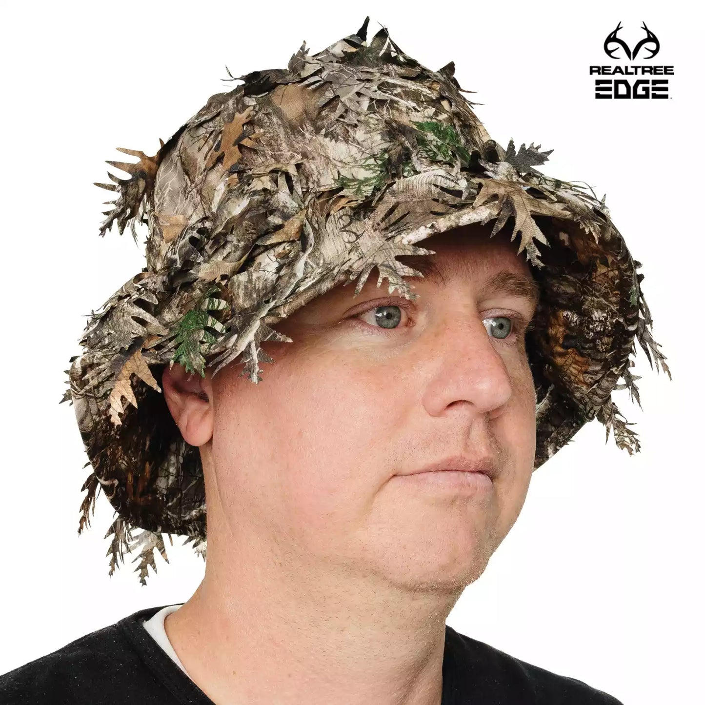 One Size Fits Most SM-XL (Hat size 6 to 8, 54-63cm)Custom Fit with Locking Drawstring Choose From 12 Camo PatternsQuikCamoThe Fowl Depot2-in-1 Leafy Face Mask and Bucket Hat (Adjustable, OSFM)