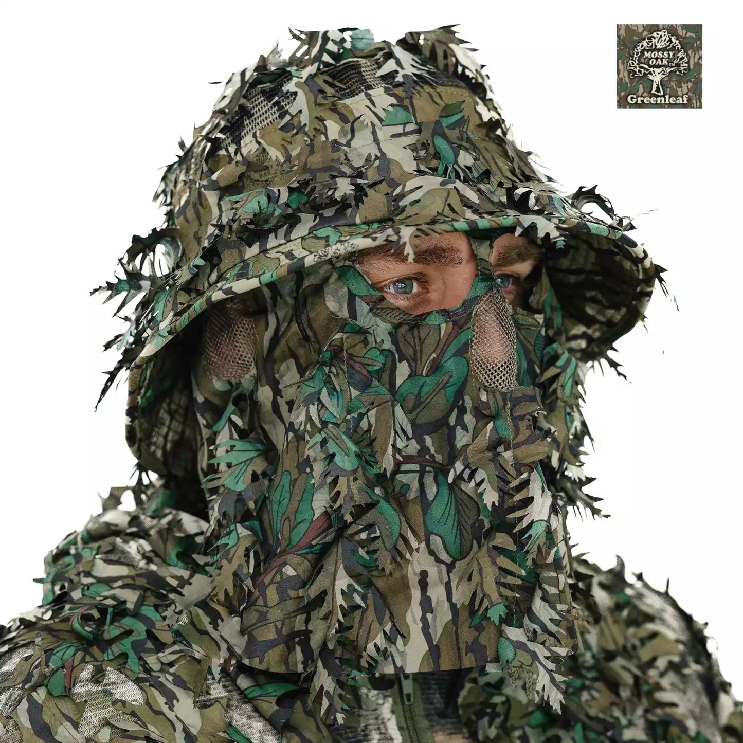 One Size Fits Most SM-XL (Hat size 6 to 8, 54-63cm)Custom Fit with Locking Drawstring Choose From 12 Camo PatternsQuikCamoThe Fowl Depot2-in-1 Leafy Face Mask and Bucket Hat (Adjustable, OSFM)