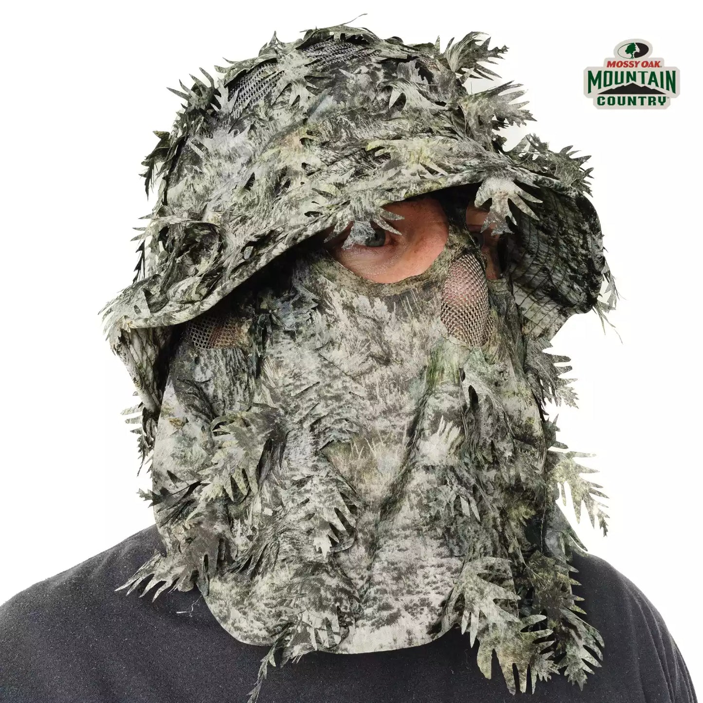 One Size Fits Most SM-XL (Hat size 6 to 8, 54-63cm)Custom Fit with Locking Drawstring Choose From 12 Camo PatternsQuikCamoThe Fowl Depot2-in-1 Leafy Face Mask and Bucket Hat (Adjustable, OSFM)