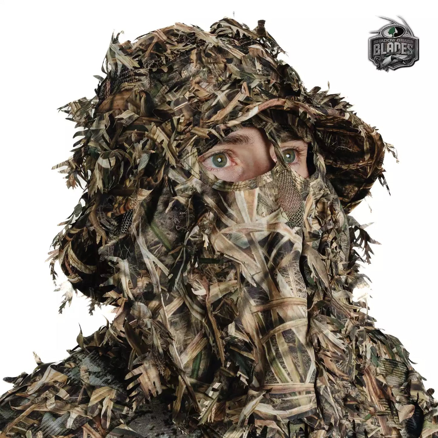 One Size Fits Most SM-XL (Hat size 6 to 8, 54-63cm)Custom Fit with Locking Drawstring Choose From 12 Camo PatternsQuikCamoThe Fowl Depot2-in-1 Leafy Face Mask and Bucket Hat (Adjustable, OSFM)