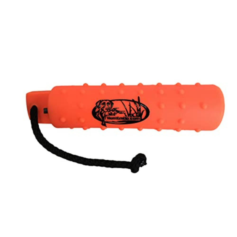 HuntEmUp Hunting Dog Essentials Training Kit - Mourning Dove Dummy + 6 pc 2-Inch Orange Bumpers + Mesh Bumper Bag