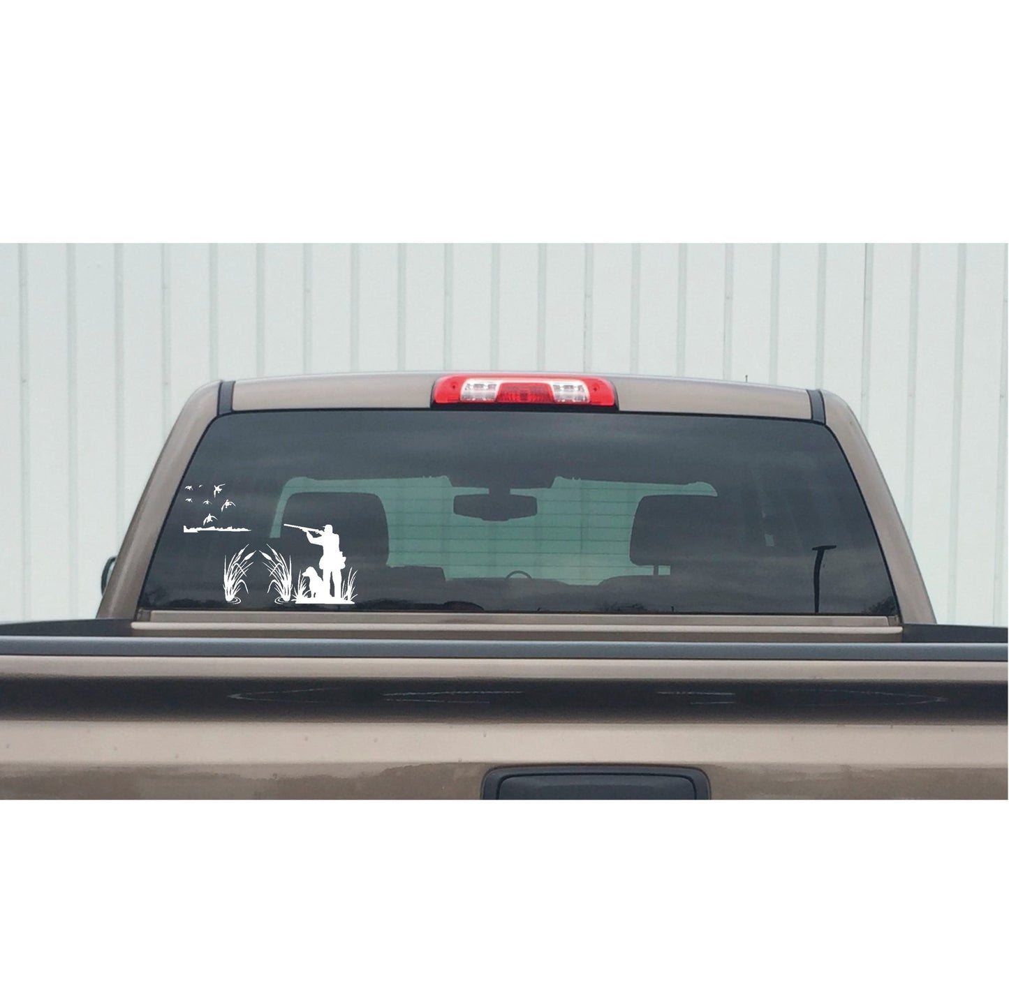 DUCK HUNTER IN FIELD SCENE Decal – Premium Outdoor Sticker for Enthusiasts