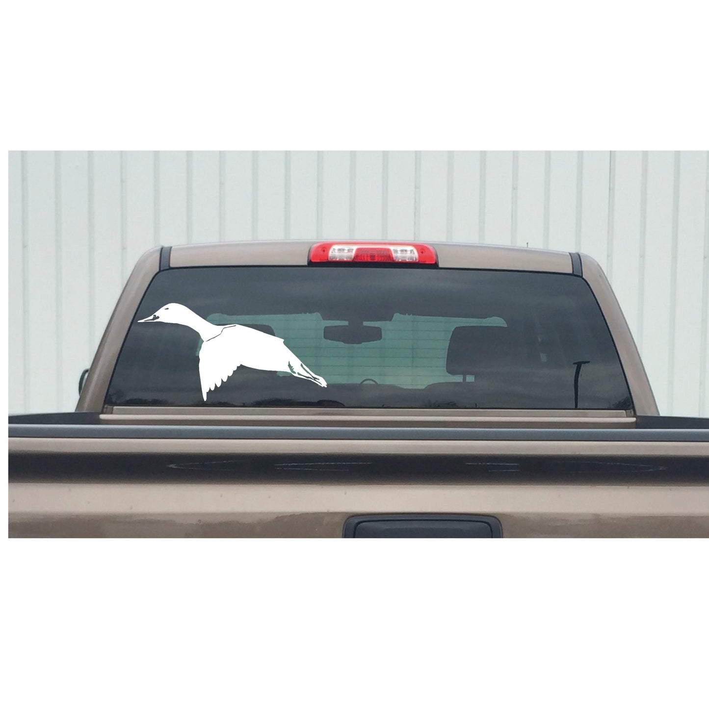 Canvasback Flying Goose Hunting Vinyl Decal