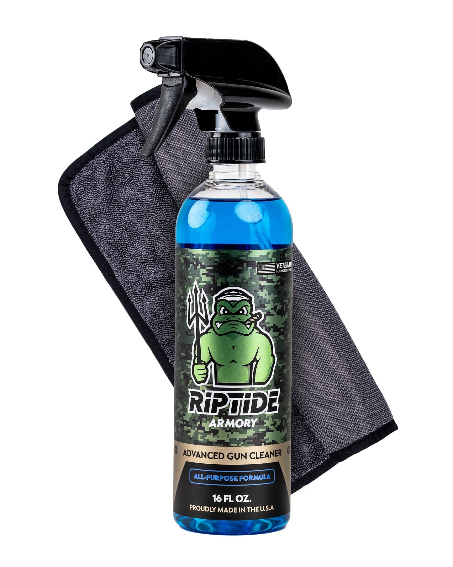 Advanced Gun Cleaner 16oz - All Purpose Gun Cleaner Targets Carbon Deposits, Metals & Residue - Effective on All Surfaces & Finishes - Veteran Owned & Formulated by US Navy Seal HIGH POWERED FORMULA! This high-performance, proprietary formula uses the mos