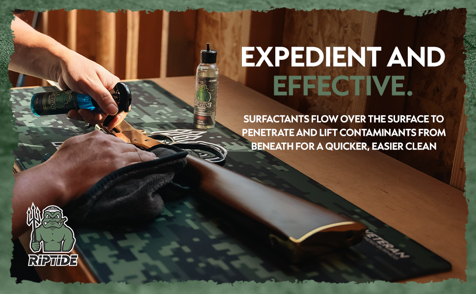 Advanced Gun Cleaner 16oz - All Purpose Gun Cleaner Targets Carbon Deposits, Metals & Residue - Effective on All Surfaces & Finishes - Veteran Owned & Formulated by US Navy Seal HIGH POWERED FORMULA! This high-performance, proprietary formula uses the mos