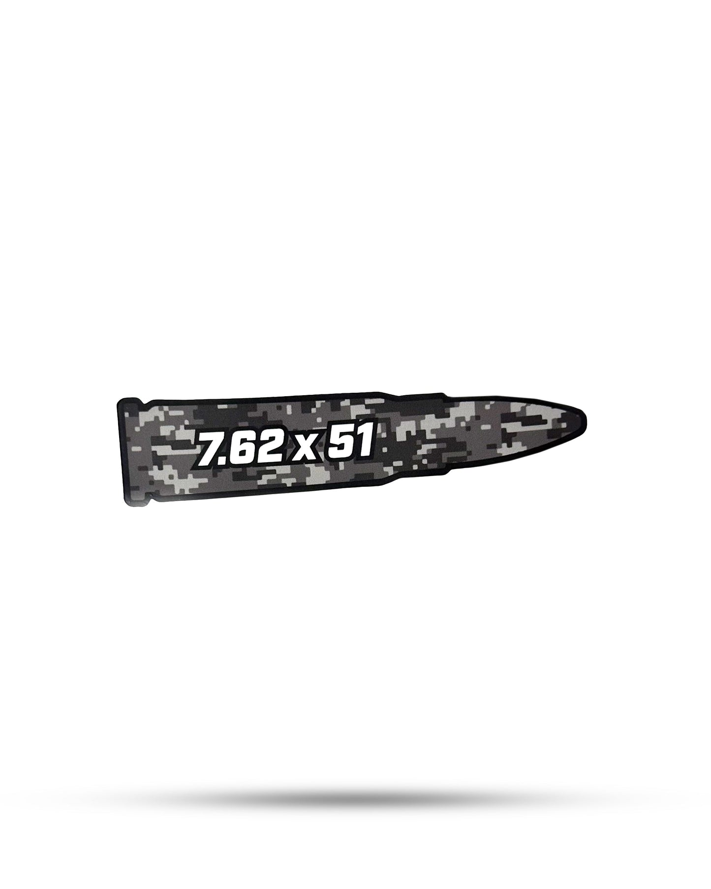 5.56: 2.52" x 0.5" .223: 2.52" x 0.5" 300 BLK: 2.41" x 0.5" 7.62 x 39: 2.09" x 0.5" 7.62 x 51: 2.09" x 0.5" 12GA: 2.36" x 1" 20GA: 2.27" x 1" 9MM: 2.50" x 1" .45 ACP: 2.33" x 1"Riptide ArmoryThe Fowl DepotAmmo Can Stickers