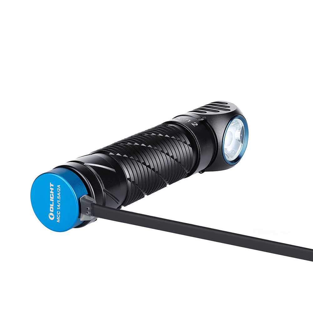 ● Multifunctional: With max 2,500-lumen output, the Perun 2 can be used as both a right-angle headlamp and as a powerful EDC. ● Proximity Sensor: Reduce the brightness and power off within 1 minute to prevent overheating when detecting an obstruction near