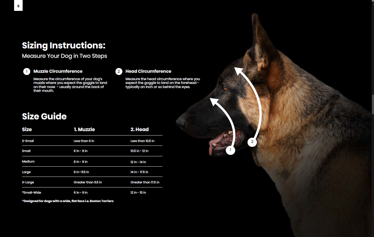 Rex Specs Goggles provide stable, secure eye protection for your dog. Rex Specs are used by professional working dogs deploying from helicopters, simple sunny day strollers, bird flushing hunting dogs and motorcycle-riding pup alike. Wherever and whatever