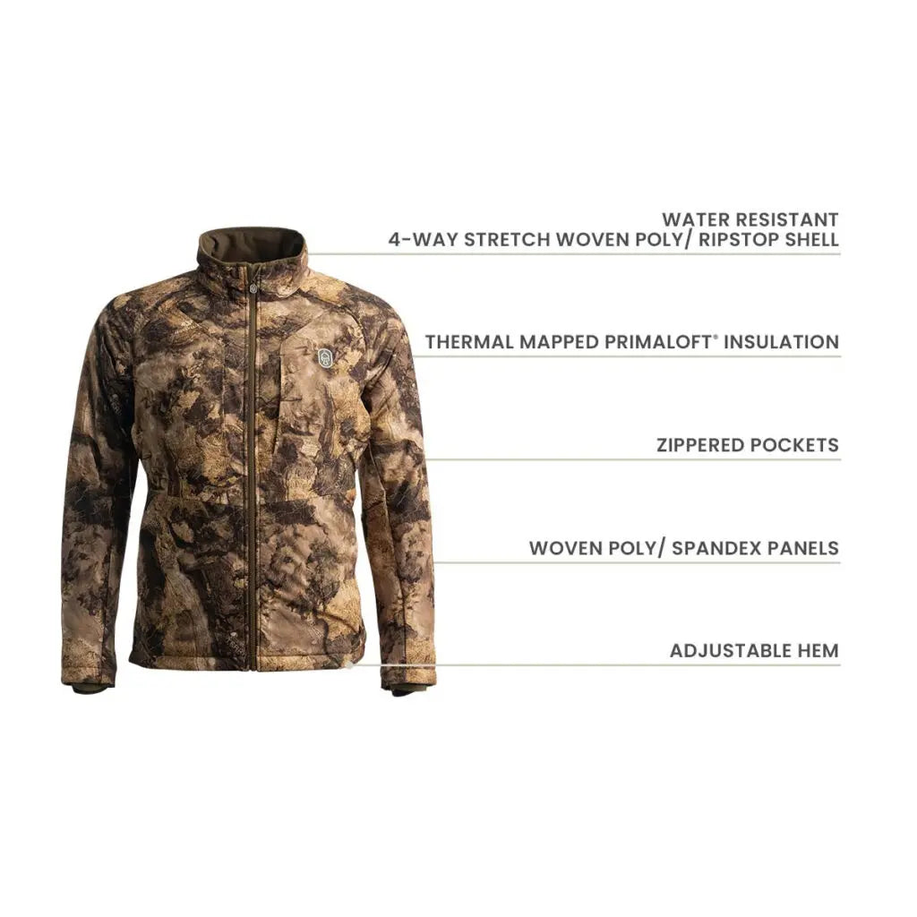 Discover the Hammer Hi-Bird Insulated Jacket - perfect warmth and comfort for waterfowlers. Durable, water-resistant, and versatile. | Hammer Hi-Bird Insulated Jacket