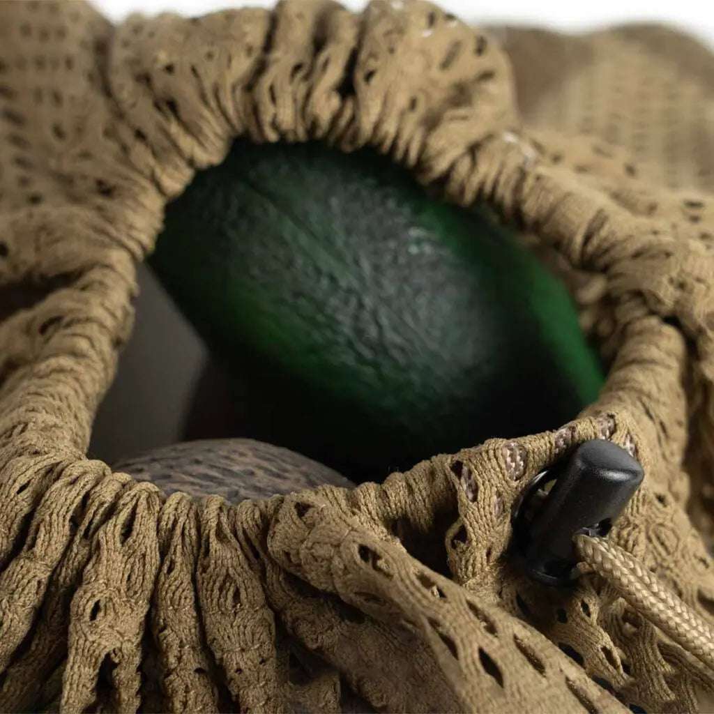 Something as simple as a mesh decoy bag can be essential waterfowling gear. Lightweight mesh bags drain quickly and are ideal when hiking or kayaking into a secluded pothole or beaver pond, and you want to bring a few decoys. Once there, a mesh bag can co