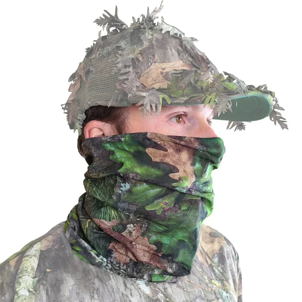 - Multi-mode / Multifunctional Headwear aka The QuikCover - Use as a Face Mask, Neck Gaiter, or Beanie - Lightweight, Breathable, Moisture Wicking FabricQuikCamoThe Fowl DepotMultifunctional Face Mask Neck Gaiters (Stretch Fit, OSFM)