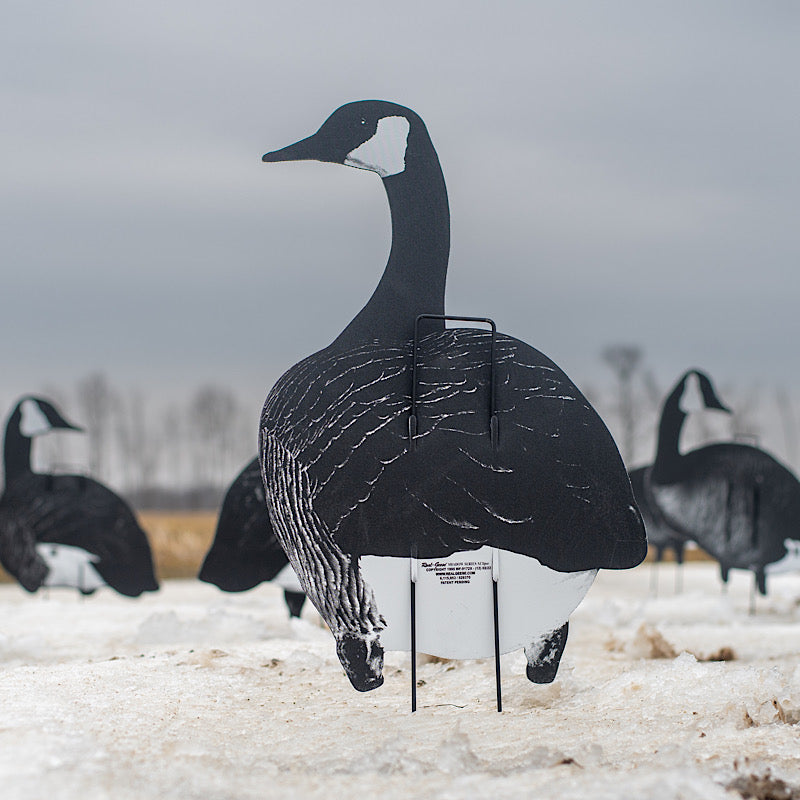 ***IN STOCK*** The Xclipse Upright is our newest addition to the Real Geese Shadow Series. This is our next step in affordable Custom Silhouettes. Not only is this the first decoy in our Shadow series that embodies our Patented, non-reflective, textured s