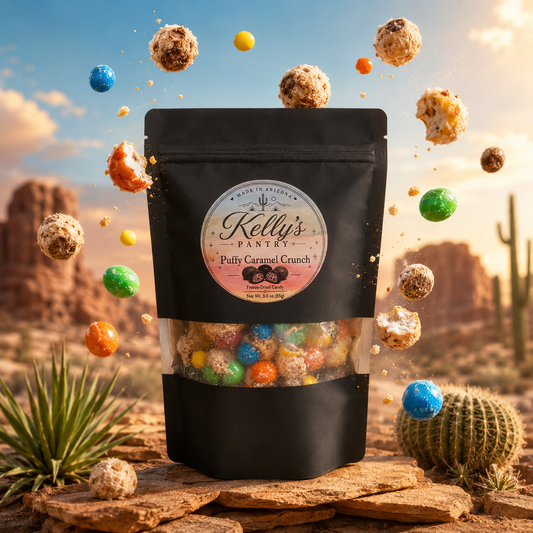 Puffy Caramel Crunch Freeze-Dried Caramel & Chocolate Candy