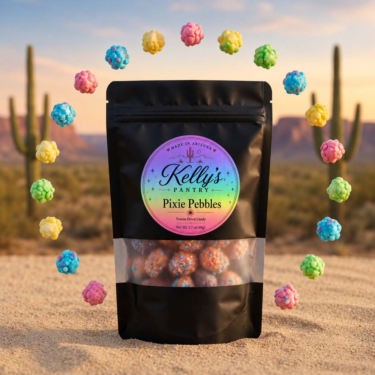 Pixie Pebbles Freeze-Dried Nerds Candy Bites