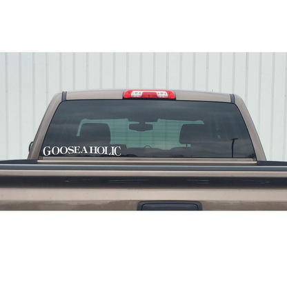 Gooseaholic Goose Hunting Decal – Gooseaholic Goose Hunting Waterfowl Sticker – 2410