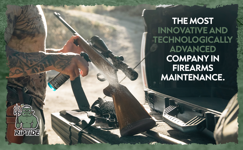 Riptide Armory Advanced Gun Cleaner & Advanced Oil 2 Step Kit - Cleans, Lubes, Protects Targeted Long-Lasting Formula - Nano Coat Technology - Veteran Owned & Formulated by Former US Navy Seal MOST ADVANCED FORMULATIONS! This high-performance, 2-step gun