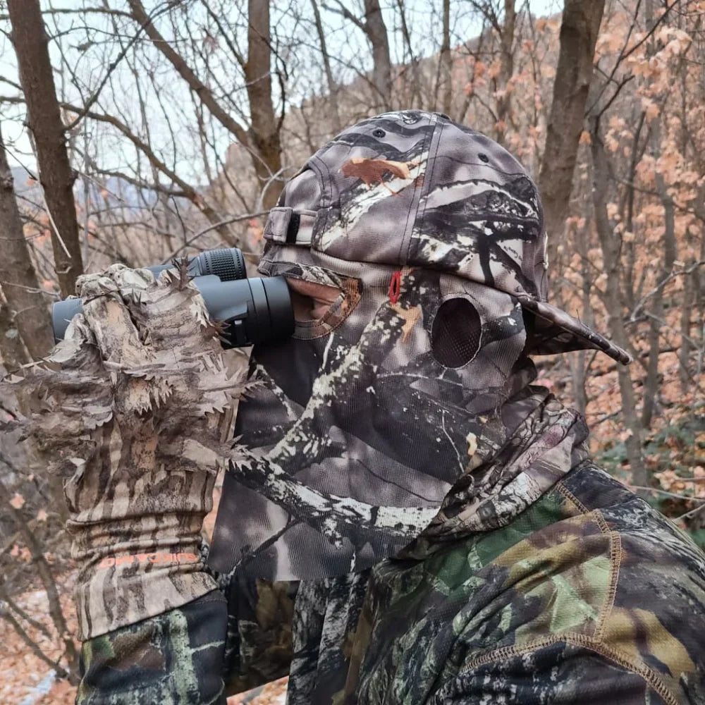 Double Check Your Head Size and Camo Pattern Selection Mask Drops From BACK/REAR of the HatQuikCamoThe Fowl Depot2-in-1 REAR Face Mask and Camo Hat (Fitted)