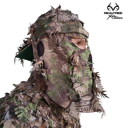 Double Check Your Head Size and Camo Pattern Selection Mask Drops From BACK/REAR of the HatQuikCamoThe Fowl Depot2-in-1 REAR Leafy Face Mask and Camo Hat (Fitted)