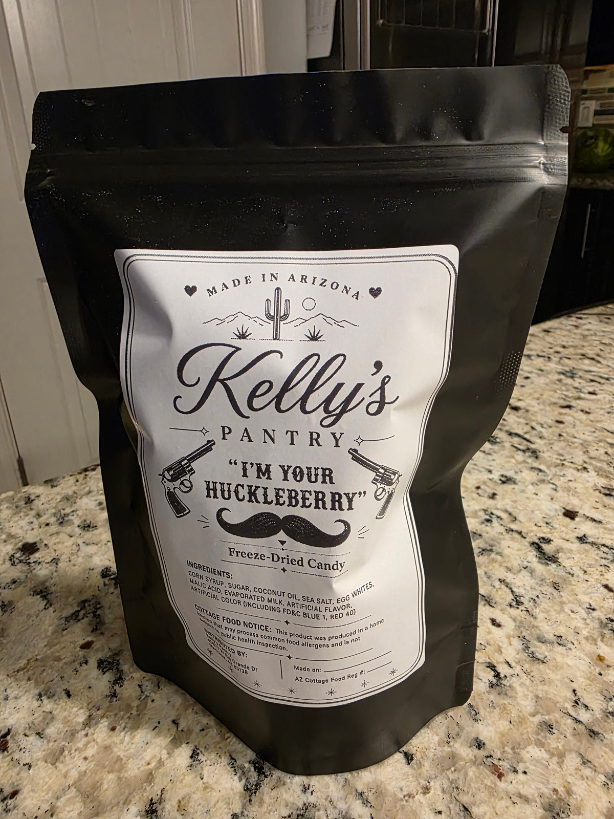 "I'm Your Huckleberry" Freeze Dried Taffy Bites