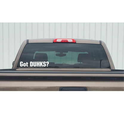 Got DUHKS? Duck Hunting Decal – Got DUHKS? Duck Hunting Sticker – 2431