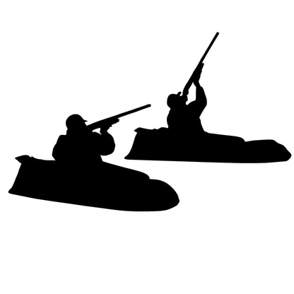Pair of Layout Blinds Shooting Decal - Premium Camouflage Stickers for Superior Concealment