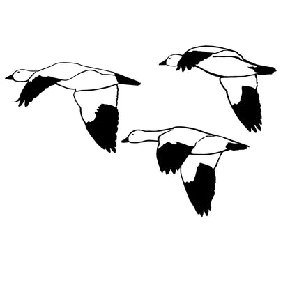 Snows Flyin' By Decal - Snows Flyin' By Sticker – 6005