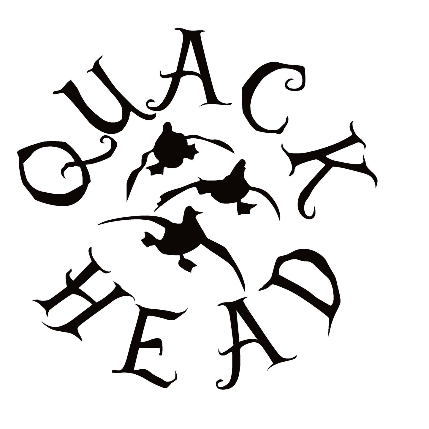 Quack Head III Duck Hunting Decal – Quack Head III Duck Hunting Sticker – 7092