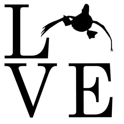 Love Duck Hunting Decal – Love Duck Hunting Sticker – 7197