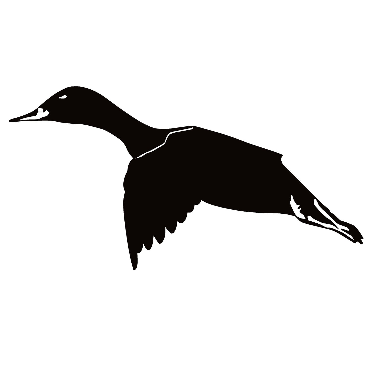 Canvasback Flying Goose Hunting Vinyl Decal
