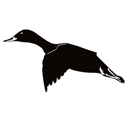 Canvasback Flying Goose Hunting Vinyl Decal