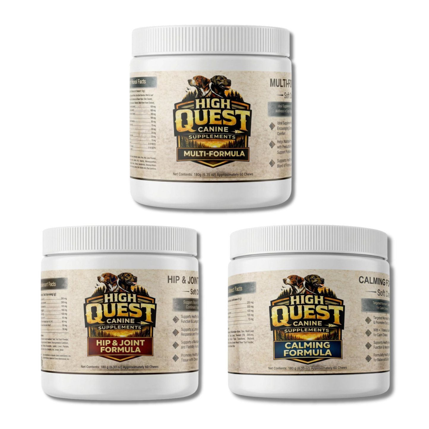 High Quest Canine Senior Support Bundle (3 Bottles)