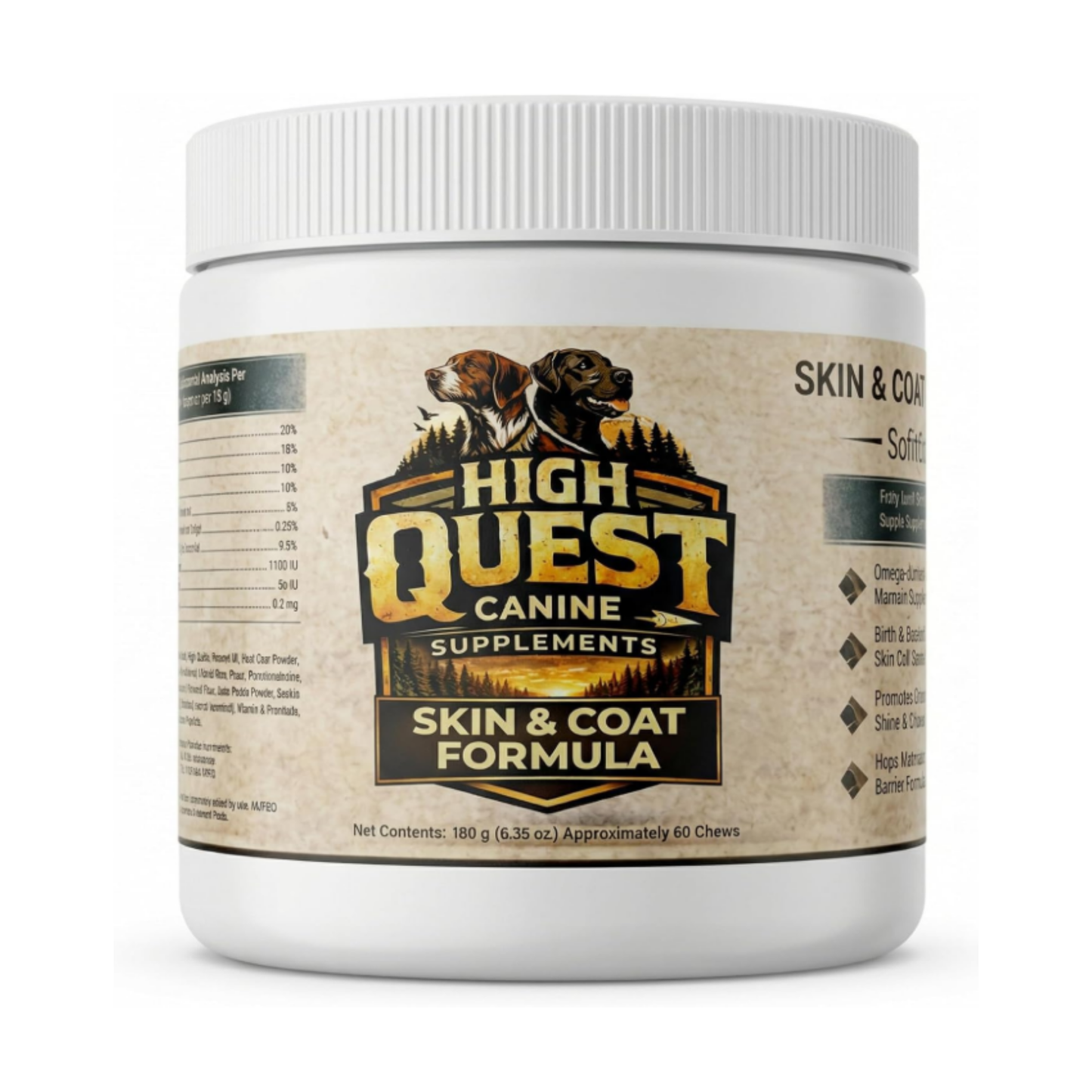 High Quest Canine Allergy Wellness Bundle - Skin & Coat + Wellness (3 Bottles)