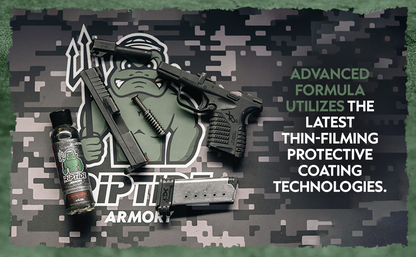 Riptide Armory CLP+ Graphene - Cleans, Lubes, Protects Targeted Long-Lasting Formula - Most Advanced Technology in Nano Coating Protection - Veteran Owned & Formulated by US Navy Seal MOST ADVANCED FORMULA! This high-performance, all-in-one CLP formulatio