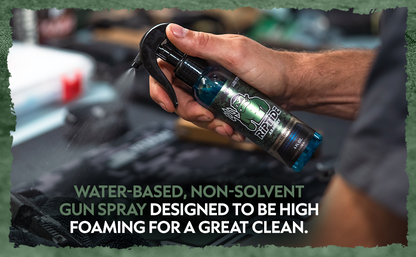 Advanced Gun Cleaner 16oz - All Purpose Gun Cleaner Targets Carbon Deposits, Metals & Residue - Effective on All Surfaces & Finishes - Veteran Owned & Formulated by US Navy Seal HIGH POWERED FORMULA! This high-performance, proprietary formula uses the mos
