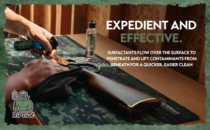 Advanced Gun Cleaner 16oz - All Purpose Gun Cleaner Targets Carbon Deposits, Metals & Residue - Effective on All Surfaces & Finishes - Veteran Owned & Formulated by US Navy Seal HIGH POWERED FORMULA! This high-performance, proprietary formula uses the mos