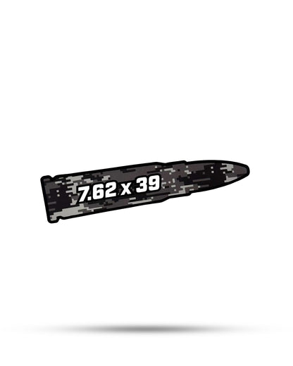 5.56: 2.52" x 0.5" .223: 2.52" x 0.5" 300 BLK: 2.41" x 0.5" 7.62 x 39: 2.09" x 0.5" 7.62 x 51: 2.09" x 0.5" 12GA: 2.36" x 1" 20GA: 2.27" x 1" 9MM: 2.50" x 1" .45 ACP: 2.33" x 1"Riptide ArmoryThe Fowl DepotAmmo Can Stickers