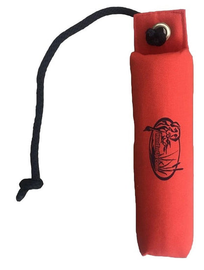 HuntEmUp Hunting Dog Training Equipment - 4 pc Canvas Bumpers With Throw Ropes + Dead Fowl Mallard Dummy