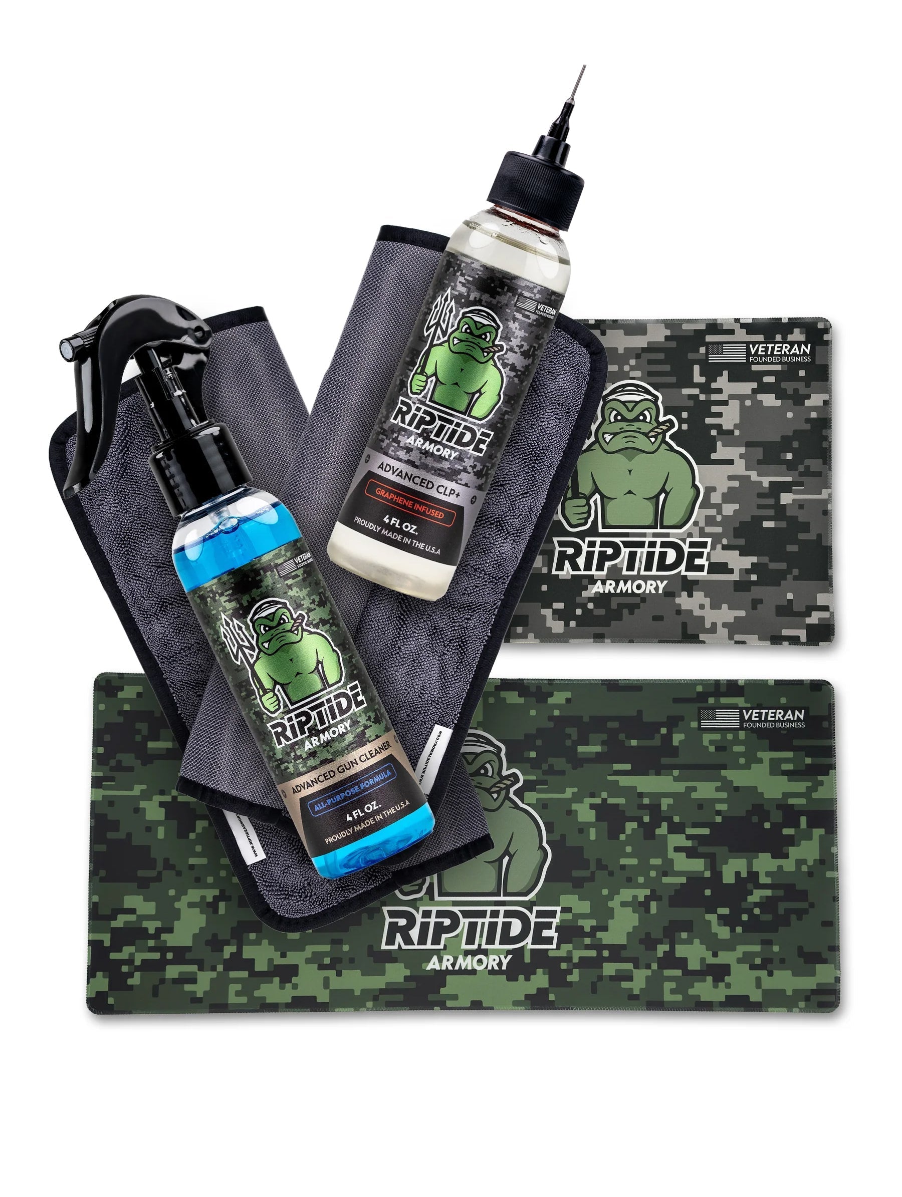 MOST ADVANCED FORMULATIONS! This high-performance, 2-step gun cleaning kit pairs our deep cleaning Advanced Gun Cleaner and our all-in-one CLP+ Graphene formulation which utilize the most advanced technologies and ingredients available. TARGETED CLEANING