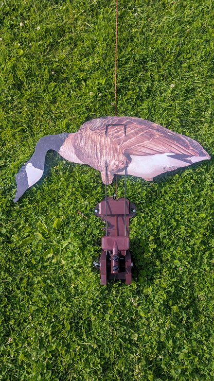 Take your decoy spread to the next level with the Silo Adapter Kit, built to seamlessly integrate your Spread Edge Flagger System with both wire and wooden stake-style silo decoys. Whether you're running a lightweight silhouette spread or mixing in full-b