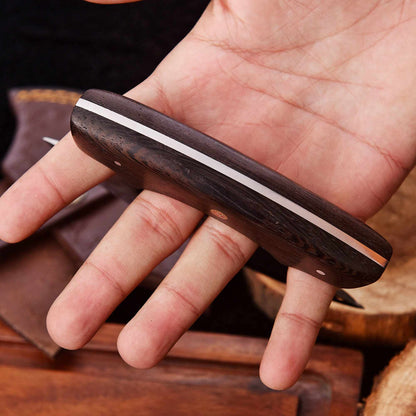 Handcrafted Ulu Chopper Knife – Wenge Wood Handle | Stainless Steel Blade | JW SteelCrafts