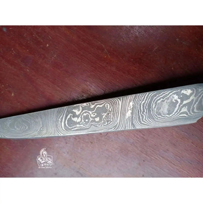 Handmade Damascus Fillet Knife – Flexible Fish Filleting Blade with Rosewood Handle, Full Tang Professional Fishing Knife, Leather Sheath Included, JW SteelCrafts