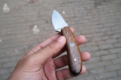 Handmade Skinner Knife Rosewood Handle Fixed Blade Hunting Knife