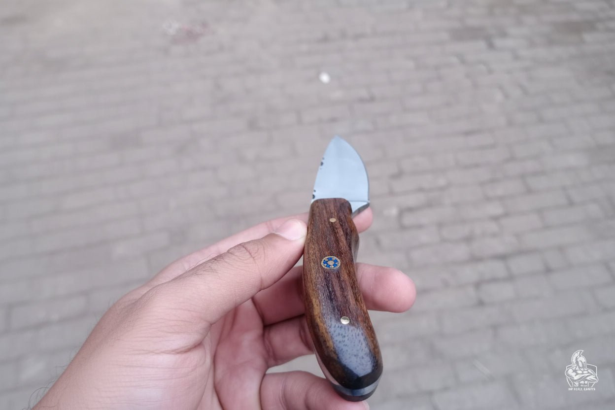 Handmade Skinner Knife Rosewood Handle Fixed Blade Hunting Knife